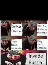 world war 3 german plot? Blank Meme Template