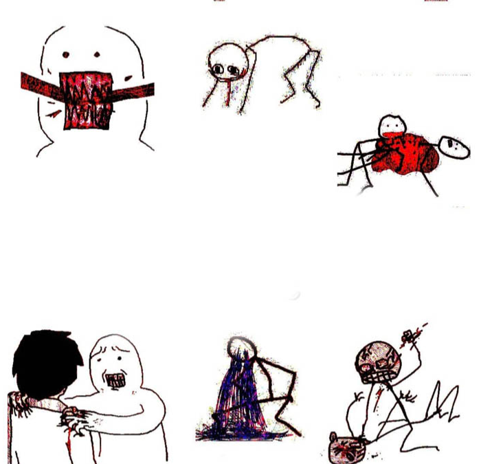 High Quality Stick man violence lyfe Blank Meme Template