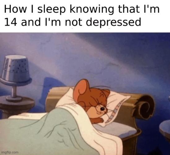 *sleeps peacefully* | image tagged in memes,funny,repost | made w/ Imgflip meme maker