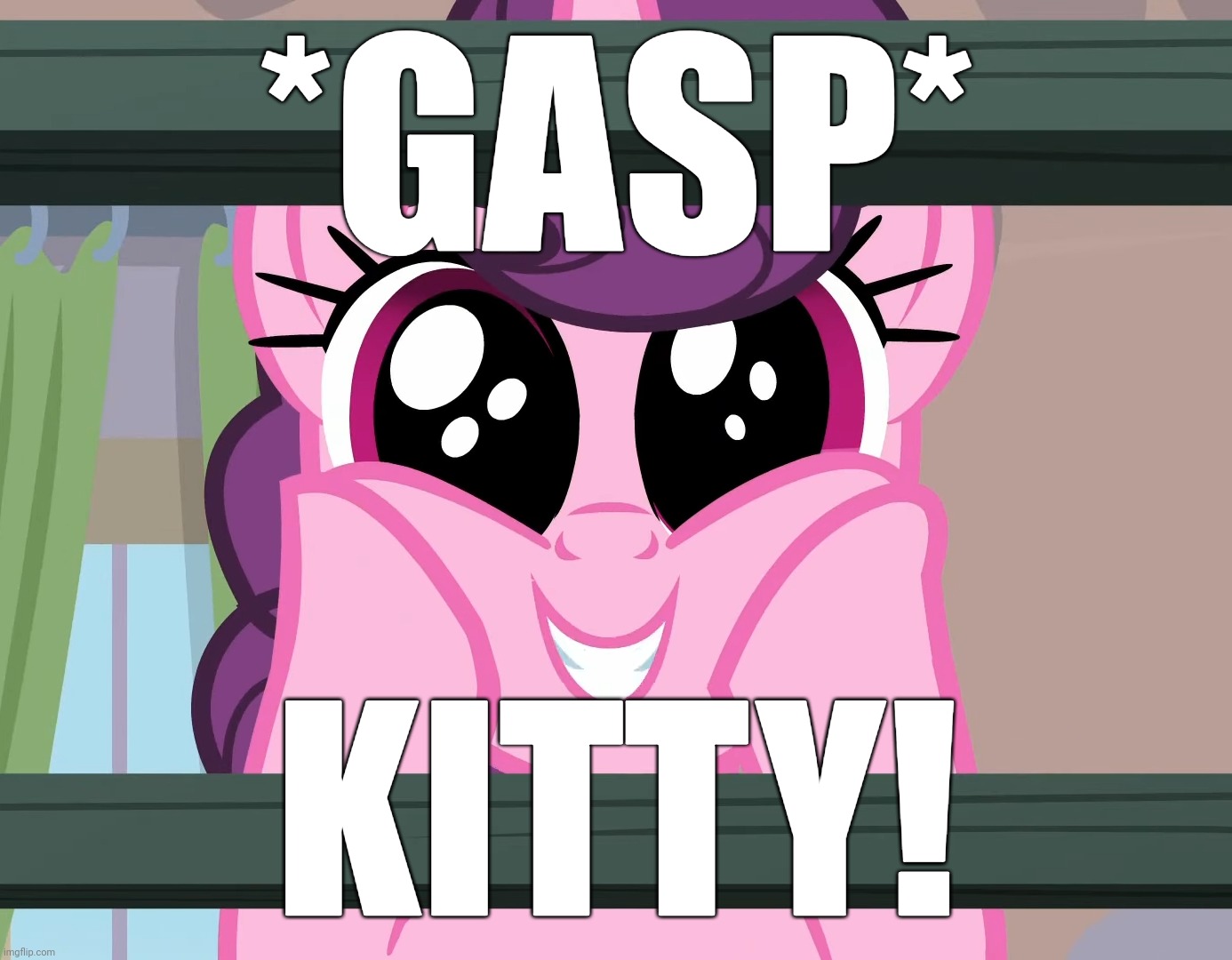 *GASP* KITTY! | made w/ Imgflip meme maker