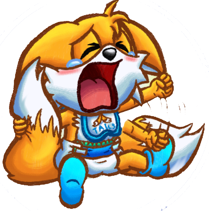 baby Tails Crying Blank Meme Template