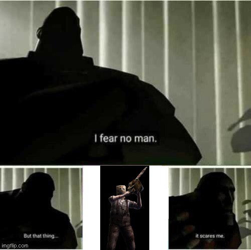 When you`r hear it run | image tagged in i fear no man,resident evil | made w/ Imgflip meme maker