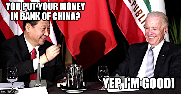 Joe Biden Seems Happy Today? | image tagged in president xi,joe biden,made in china,show me the money | made w/ Imgflip meme maker