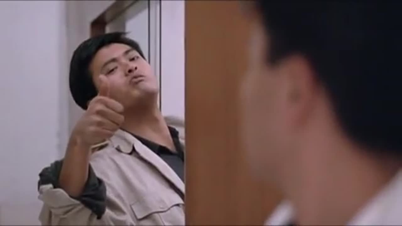 High Quality Chow Yun Fat Thumbs Up Blank Meme Template