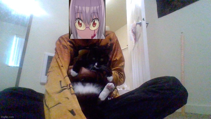 he lets me rub his tummy and he just scratched me | made w/ Imgflip meme maker
