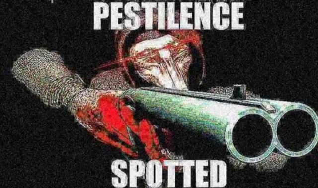 Pestilence spotted Blank Meme Template