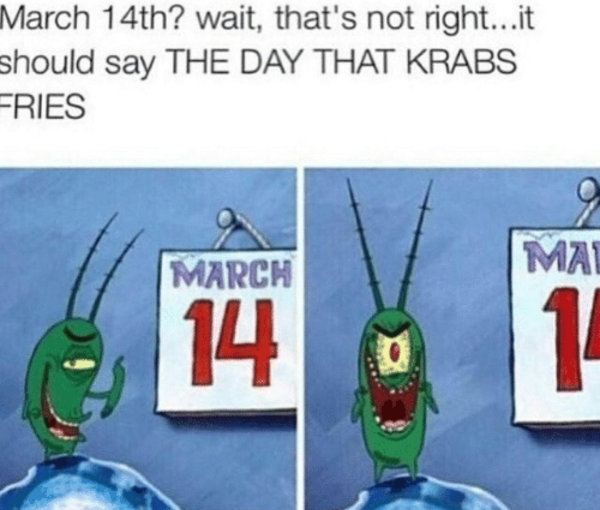 The day that krabs fries Blank Meme Template