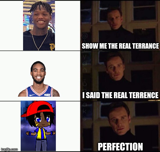 The REAL Terrance can't be replaced | SHOW ME THE REAL TERRANCE; I SAID THE REAL TERRENCE; PERFECTION | image tagged in show me the real | made w/ Imgflip meme maker