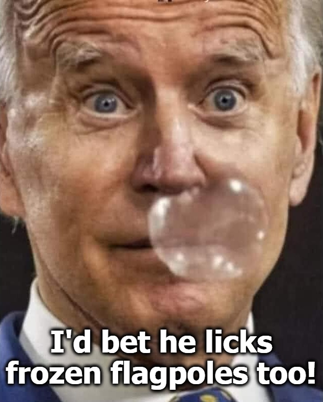 Biden Snorting Condoms | I'd bet he licks frozen flagpoles too! | image tagged in flagpole licker,creepy joe biden,creepy uncle joe,pedohitler,pedo joe,old pervert | made w/ Imgflip meme maker