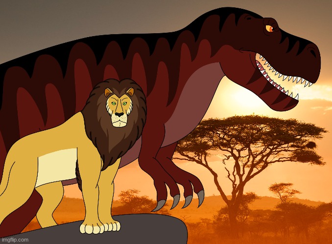 The 2 kings (Art by LinKueiWolf57) | made w/ Imgflip meme maker