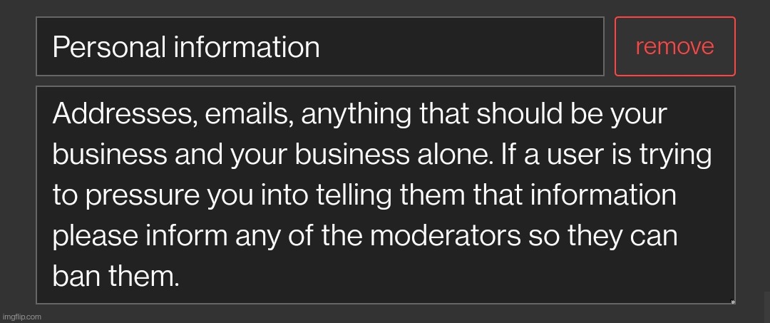 A rule suggested by eggsman | made w/ Imgflip meme maker