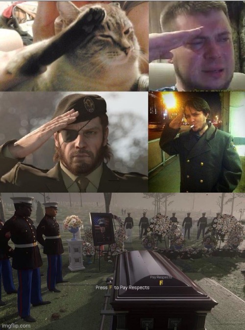 image tagged in ozon's salute,press f to pay respects | made w/ Imgflip meme maker