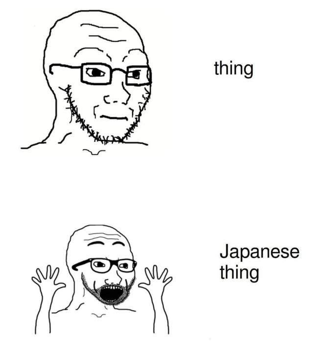 High Quality thing japanese thing Blank Meme Template