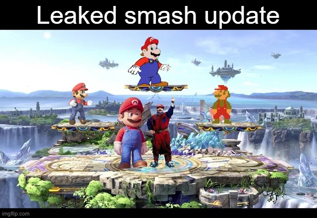 Leaked smash update | Leaked smash update | image tagged in memes,funny,nintendo | made w/ Imgflip meme maker