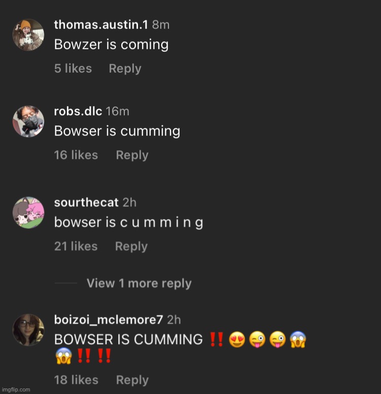 Bowser is cumming | made w/ Imgflip meme maker