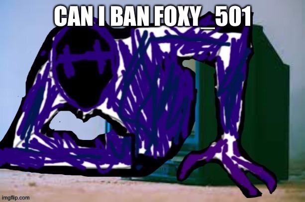 Glitch tv | CAN I BAN FOXY_501 | image tagged in glitch tv | made w/ Imgflip meme maker