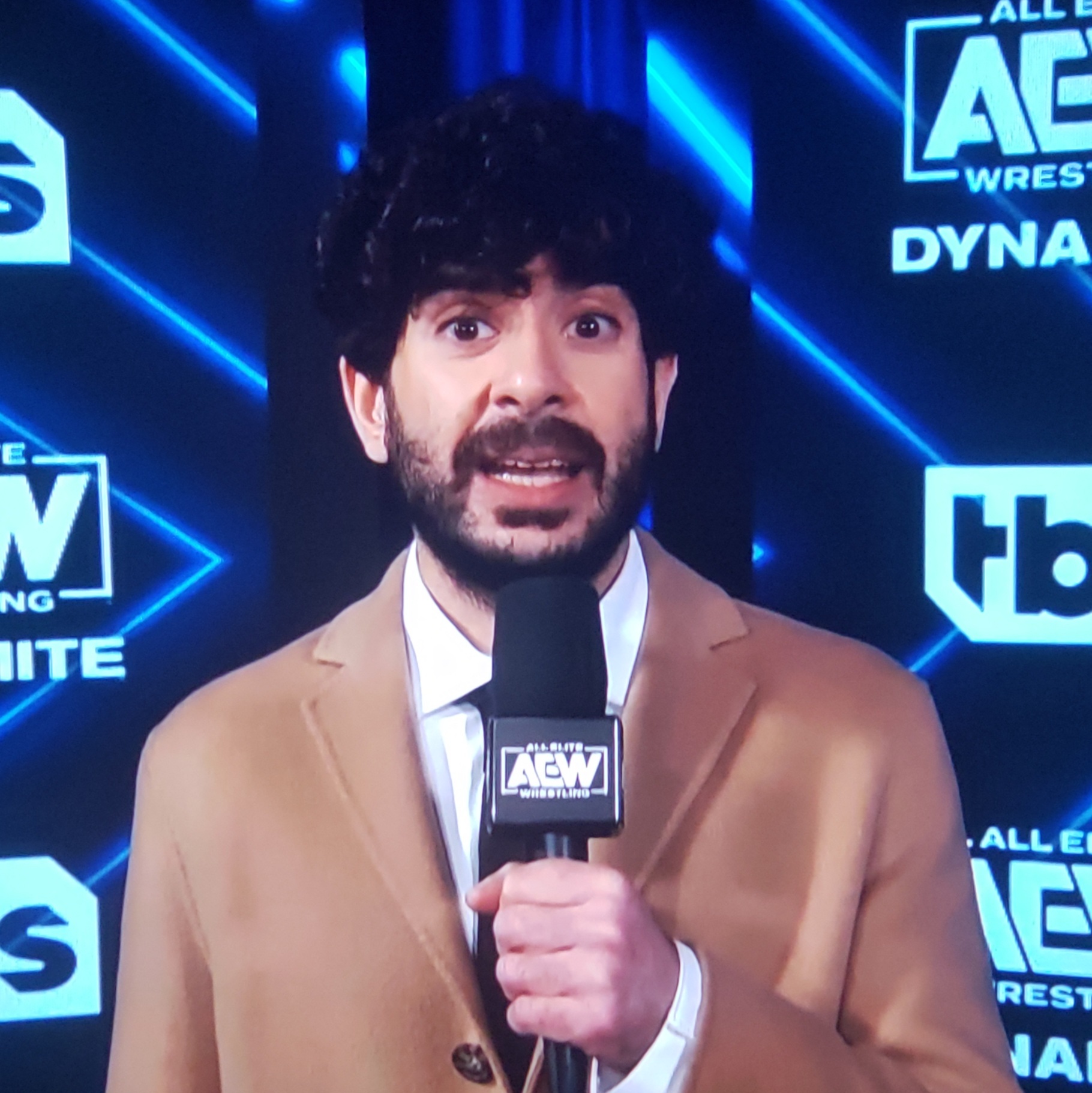 High Quality Tony Khan's special announcement Blank Meme Template