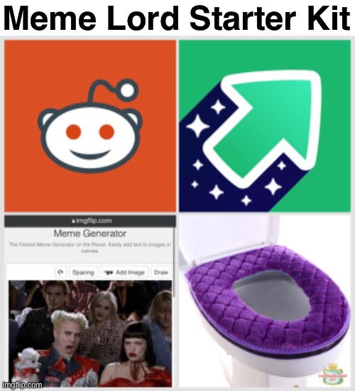 Meme Lord Starter Kit | Meme Lord Starter Kit | image tagged in memelord,starter kit | made w/ Imgflip meme maker