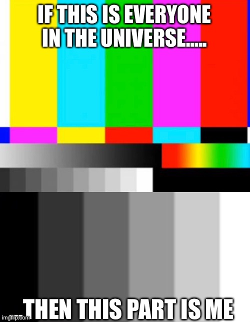 Straight flag ? |  IF THIS IS EVERYONE IN THE UNIVERSE….. …THEN THIS PART IS ME | image tagged in blank white template | made w/ Imgflip meme maker