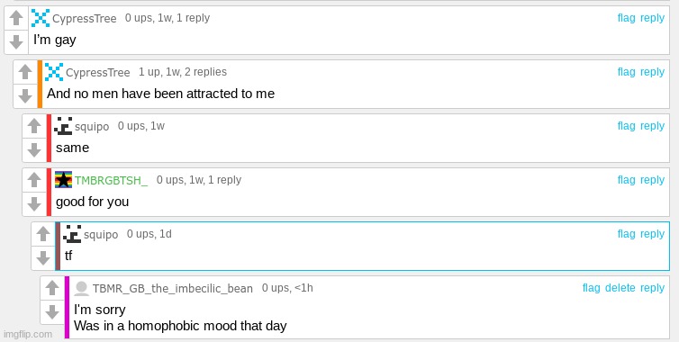 homophobic mood | made w/ Imgflip meme maker