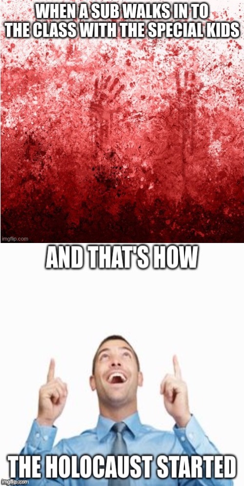 That’s how the holocaust started | image tagged in dark humor | made w/ Imgflip meme maker