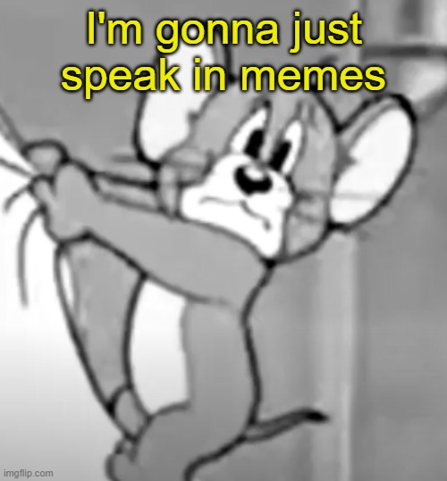 awww the skrunkly | I'm gonna just speak in memes | image tagged in awww the skrunkly | made w/ Imgflip meme maker