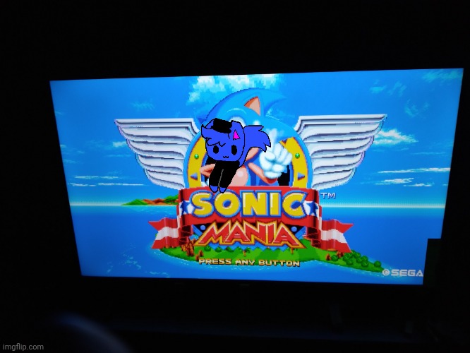Sonic Mania Title Screen | image tagged in sonic mania title screen | made w/ Imgflip meme maker