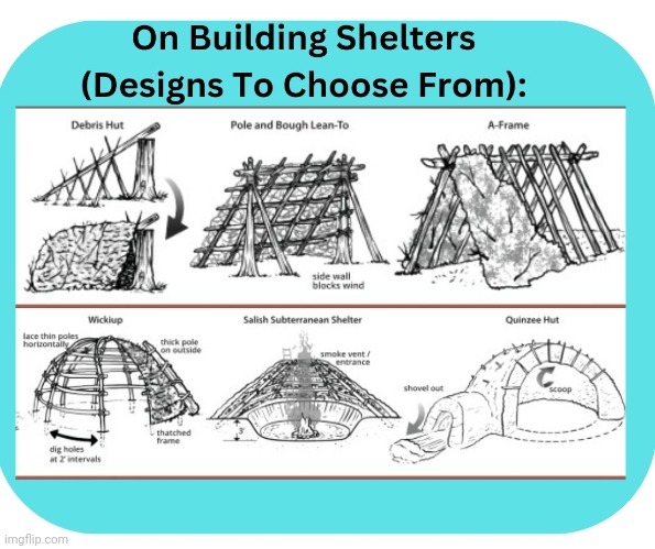 Building shelters (orig. post by SimoTheFinlandized) | made w/ Imgflip meme maker