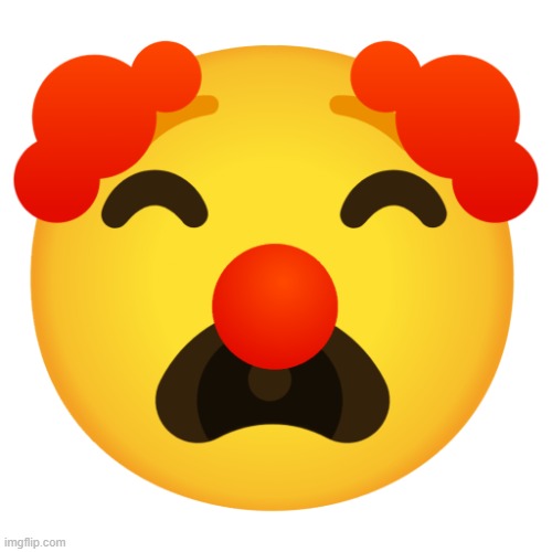 Crying clown emoji | image tagged in crying clown emoji | made w/ Imgflip meme maker