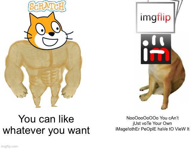 Also its scratch - Imgflip