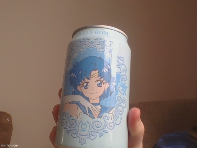 Sailor moon sparkling water | image tagged in sailor moon,drinks,anime | made w/ Imgflip meme maker