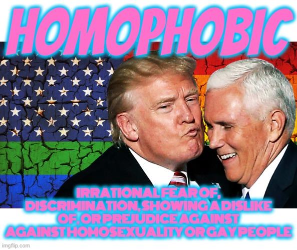 HOMO PHOBIC | HOMOPHOBIC; IRRATIONAL FEAR OF, DISCRIMINATION, SHOWING A DISLIKE OF, OR PREJUDICE AGAINST AGAINST HOMOSEXUALITY OR GAY PEOPLE | image tagged in homophobic,fear,homosexual,gay,lgbtq,prejudice | made w/ Imgflip meme maker