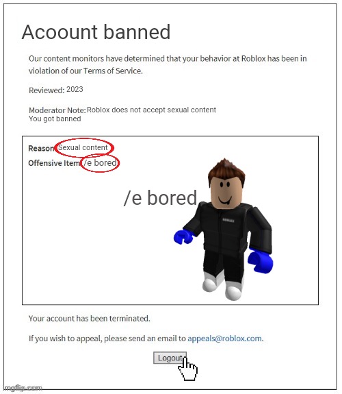 roblox-funny-memes moderation system Memes & GIFs - Imgflip
