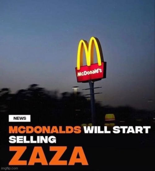 dunno what tf zaza is but ok | made w/ Imgflip meme maker