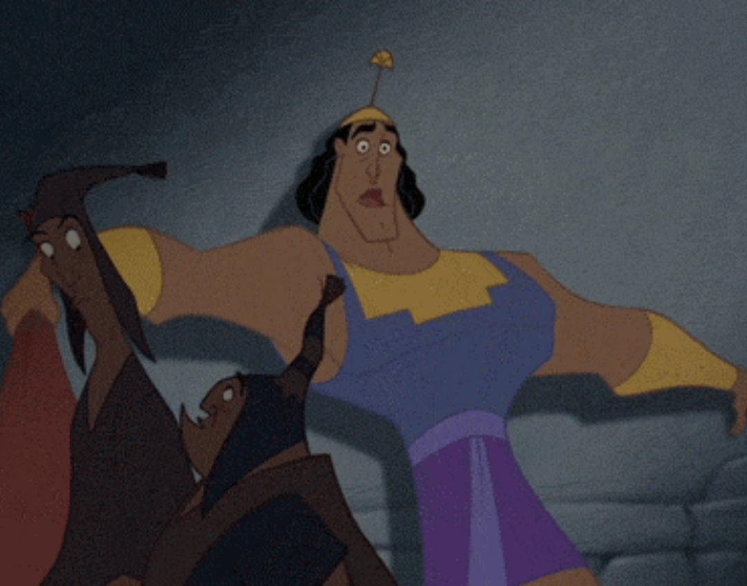 High Quality Kronk hiding poorly Blank Meme Template