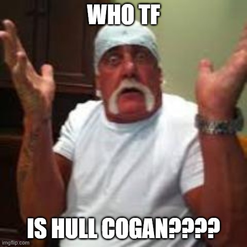 WHO TF; IS HULL COGAN???? | made w/ Imgflip meme maker