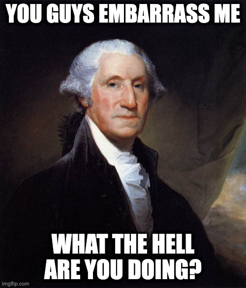 What George Washington might say to this government 7eidyu
