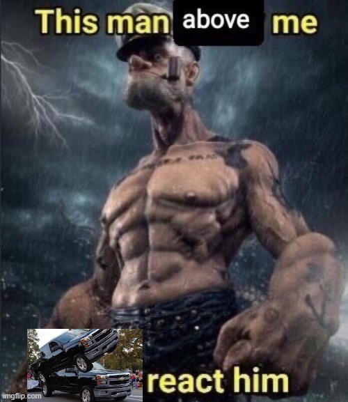 this man above me fish react him | image tagged in this man above me fish react him | made w/ Imgflip meme maker