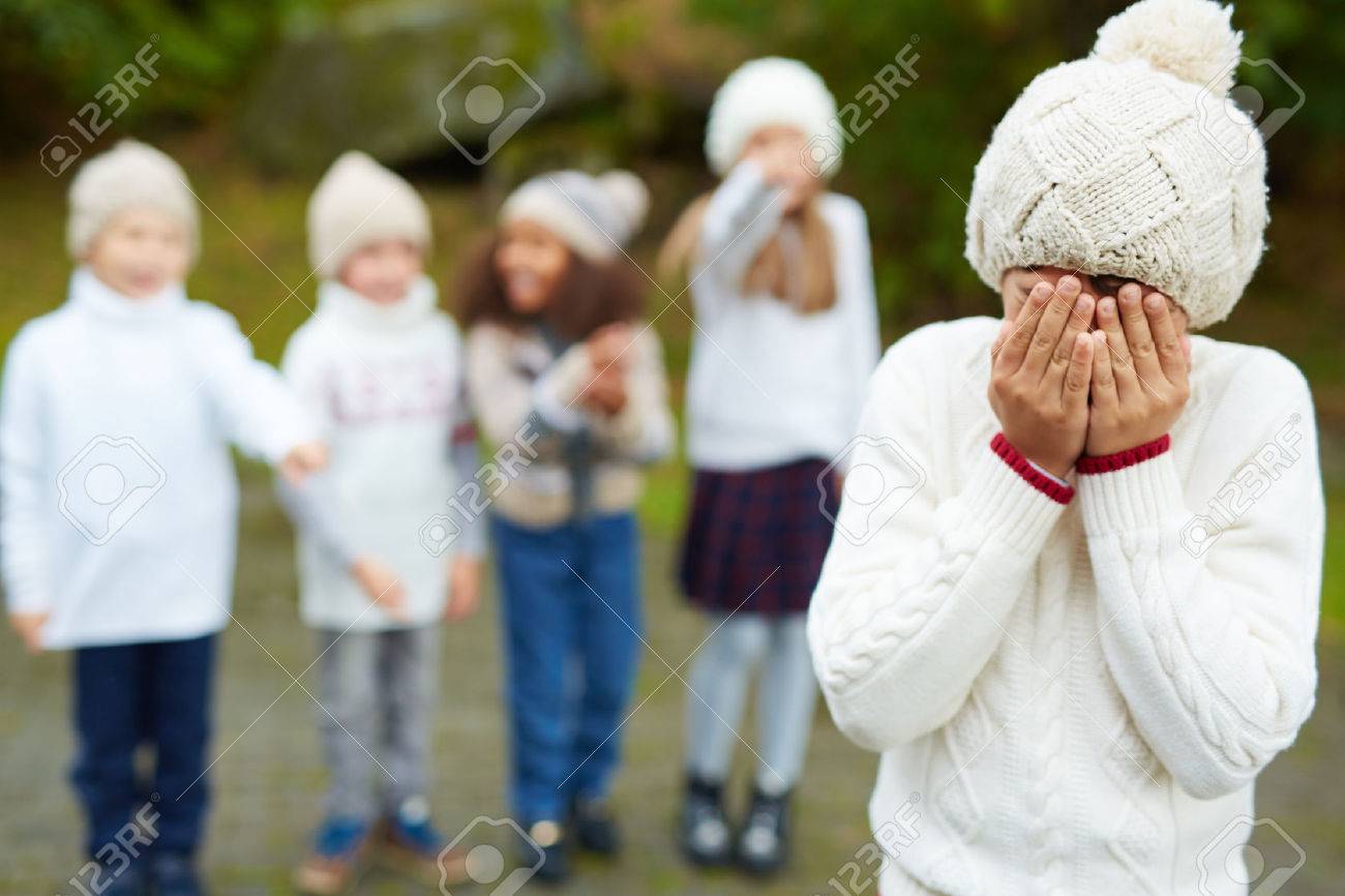 High Quality Bullied schoolchildren Blank Meme Template