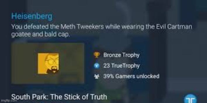 this is real btw in south park the stick of truth | made w/ Imgflip meme maker