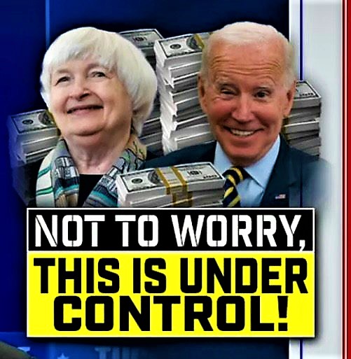 High Quality biden and yellen have it under control Blank Meme Template