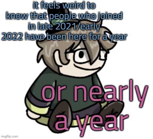 idk | it feels weird to know that people who joined in late 2021/early 2022 have been here for a year; or nearly a year | image tagged in cracker | made w/ Imgflip meme maker