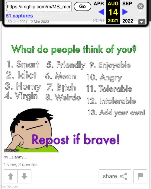 made w/ Imgflip meme maker