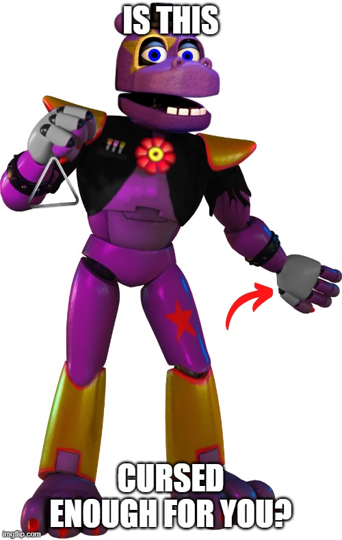 The context is found in the comments section of the meme that this comes from. | IS THIS; CURSED ENOUGH FOR YOU? | made w/ Imgflip meme maker