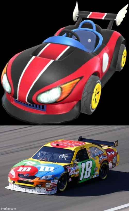 Wild wing IRL???? | image tagged in nascar,mariokart wii,memes | made w/ Imgflip meme maker