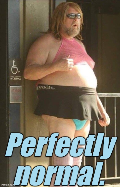 Tranny | Perfectly normal. | image tagged in tranny | made w/ Imgflip meme maker