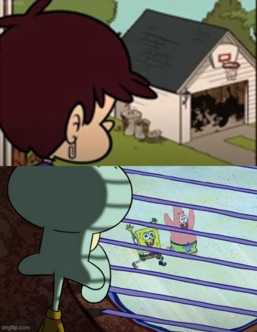 Why does this look familiar? | image tagged in memes,nickelodeon,spongebob squarepants,the loud house | made w/ Imgflip meme maker