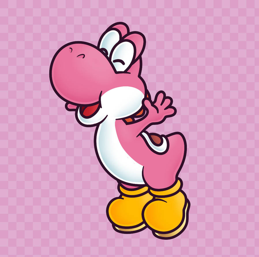 High Quality Pink Yoshi Blank Meme Template