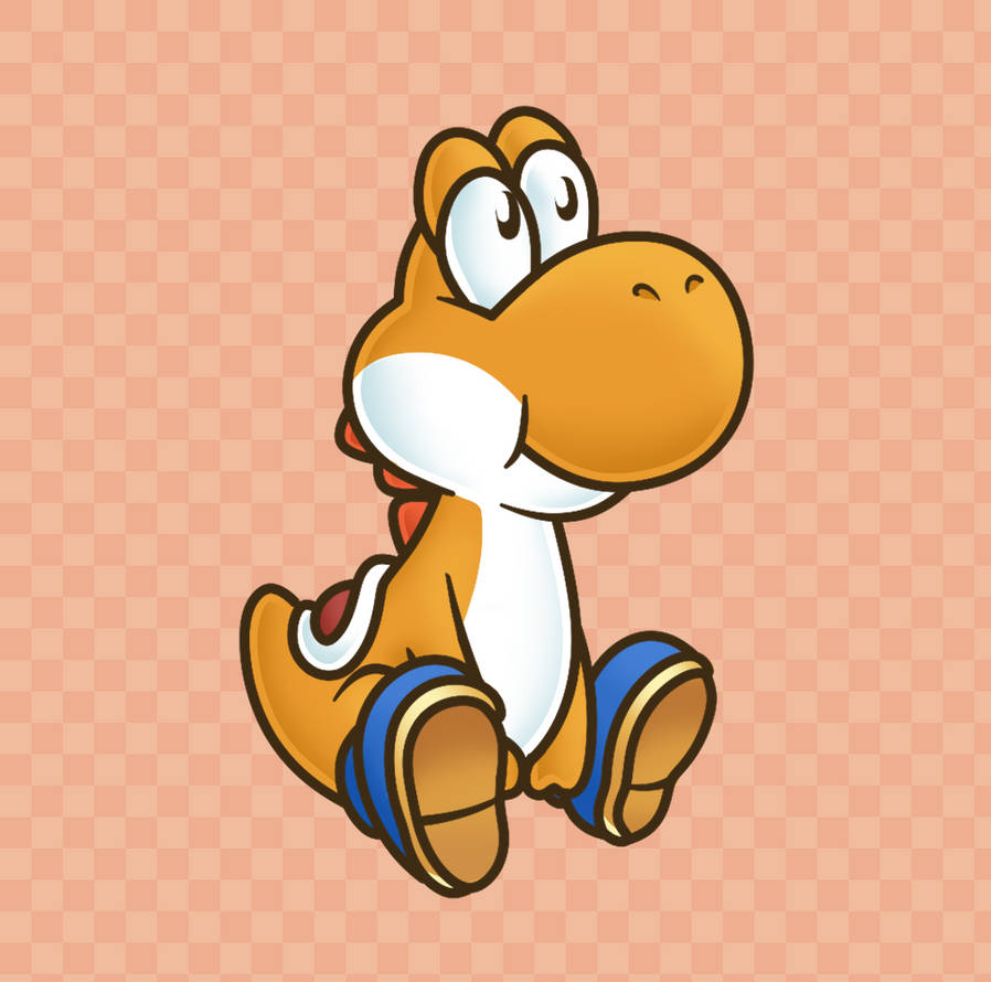 Orange Yoshi Blank Meme Template