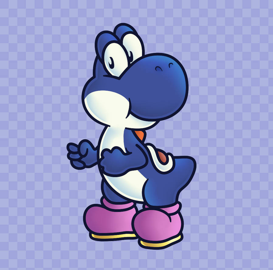 Blue Yoshi Blank Meme Template